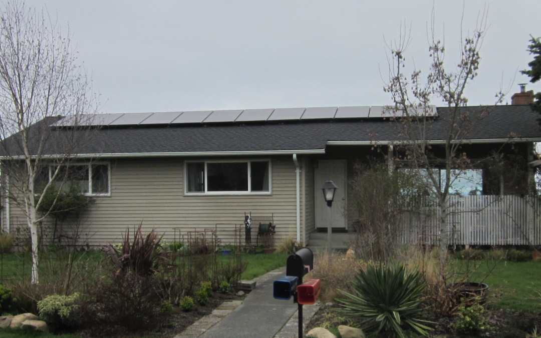 Hildal-Washburne Residence, 3.3 KW Solar World, Port Angeles, 2015