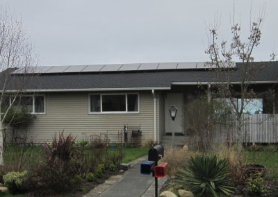 Hildal-Washburne Residence, 3.3 KW Solar World, Port Angeles, 2015