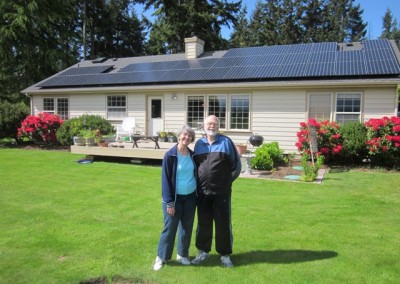 Residence, 12.1 KW SunPower, Sequim, 2015