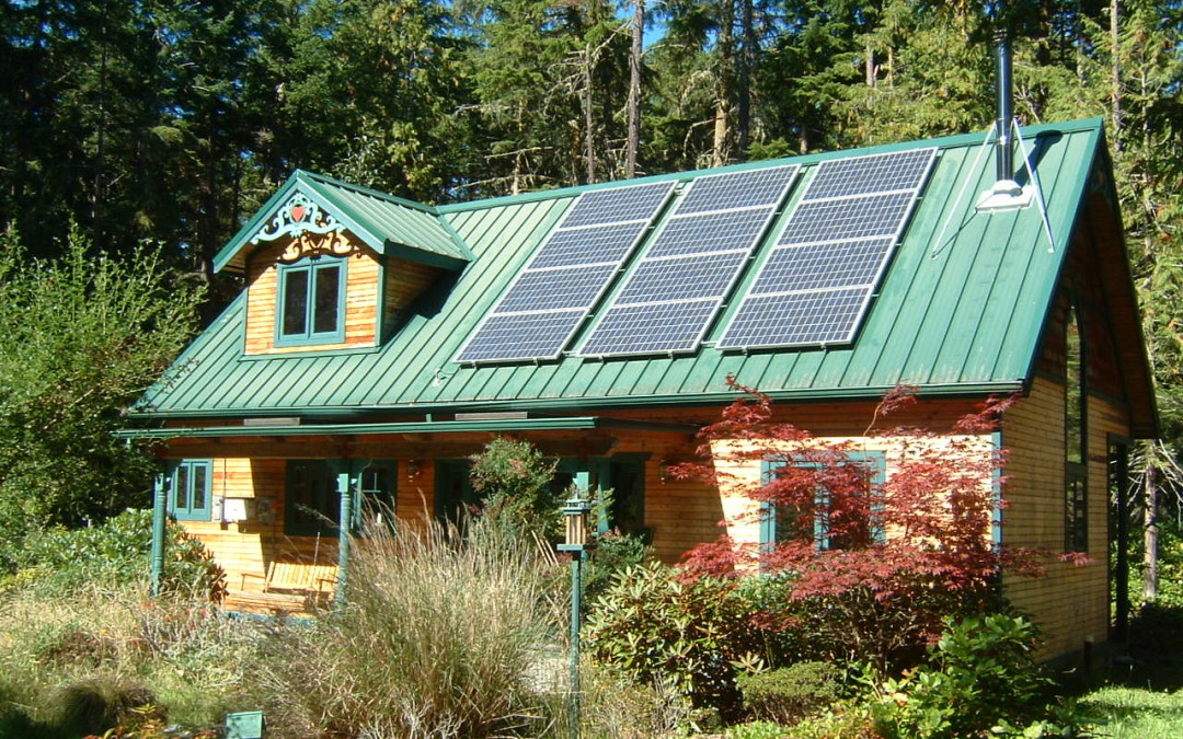 Finney Residence, 2.16 KW, just outside Port Townsend, 2007
