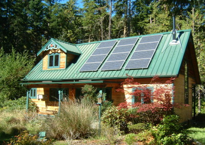 Finney Residence, 2.16 KW, just outside Port Townsend, 2007