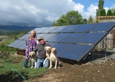 Gunther Residence, 3.675 KW, Quilcene, 2010