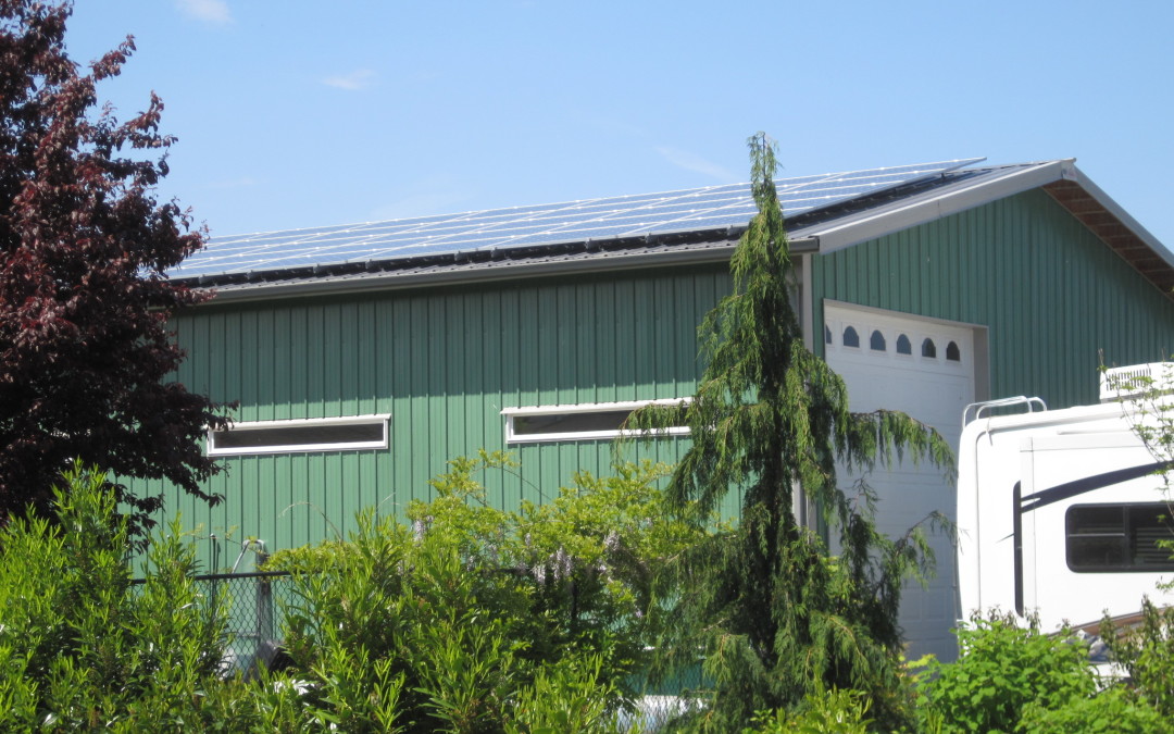 Grad Residence, 9.8 KW Solar World, Sequim, 2015