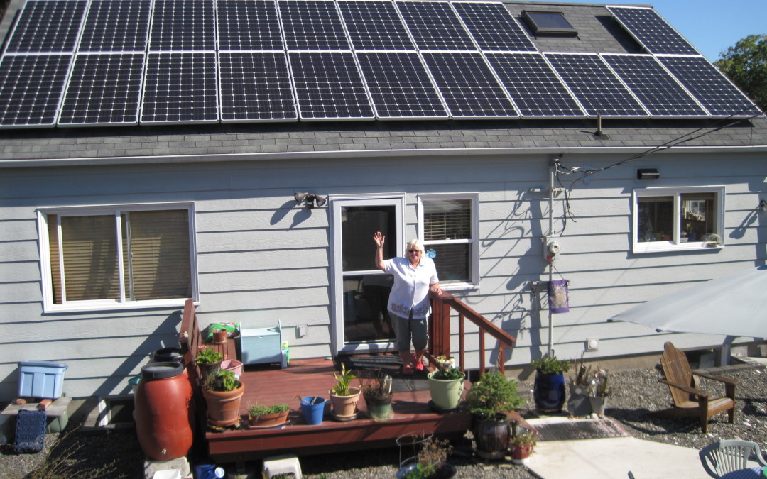 Nickolaus Residence, 6.3kw Solar World, Port Angeles, 2015