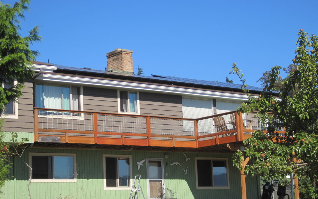 Woodson Residence, 9.16 KW, Port Townsend, 2014
