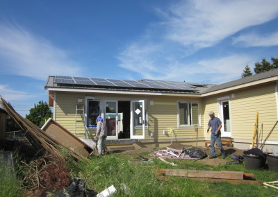 Given-Riley Residence, 6.05 KW Solar World, Port Townsend, 2015