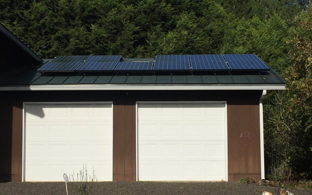 Residence, 3.6kw SunPower, Grapeview, 2015