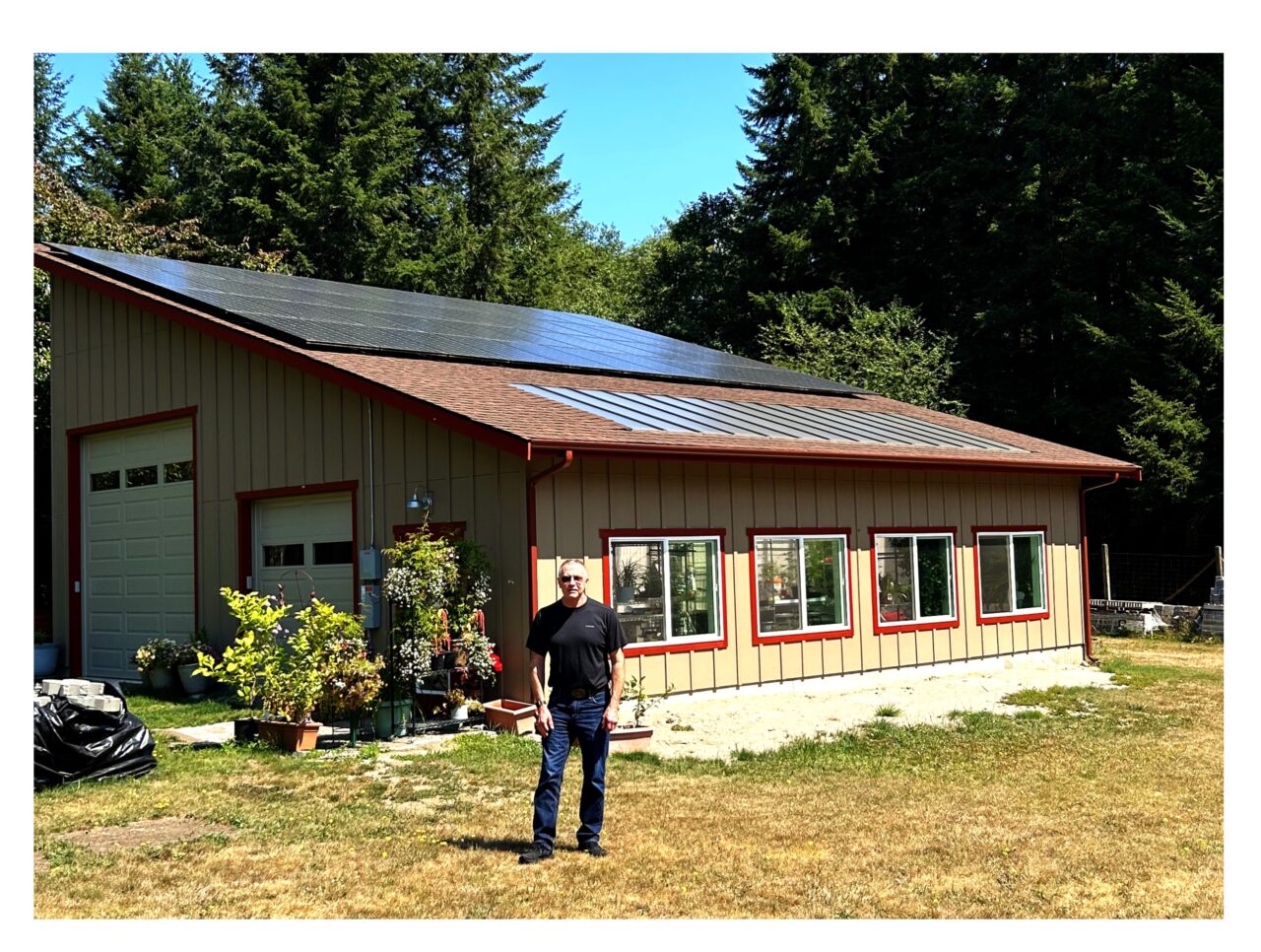 19.36 kW rooftop solar array installed by Power Trip Energy on a Kingston, WA home in 2024