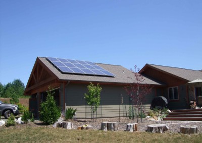 Sherman Residence, 3.08 KW, Port Angeles, 2009