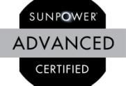 SunPower Advanced Certified logo
