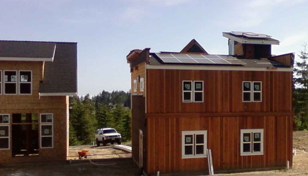 Wallace Residence, 2.52 KW, Port Angeles, 2007