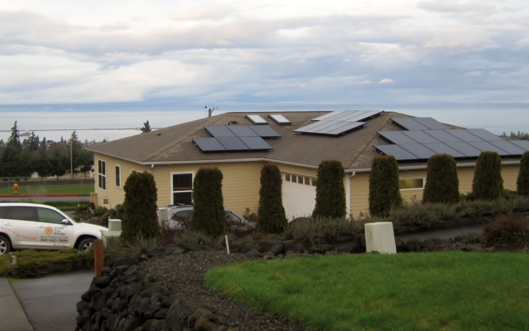 Pape Residence, 9.38 KW, Port Angeles, 2015