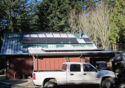 Bennett-Redlin Residence, 9.16 KW, Port Angeles, 2014