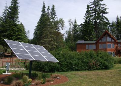 Lanham Residence, Solar Thermal, 2.1 KW, Port Angeles, 2008