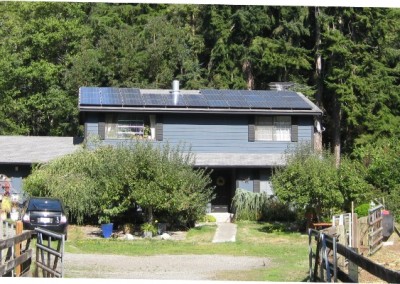 Smith Residence – Phase II, 5.4 KW, Port Angeles, 2009