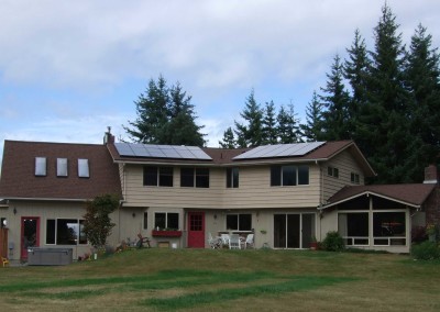 Turner Residence, 6.42 KW, Port Angeles, 2008